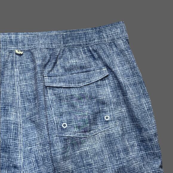 Johnnie-O Ariba Blue Lake Swim Trunks Size XL GUC Patterned - Picture 6 of 10